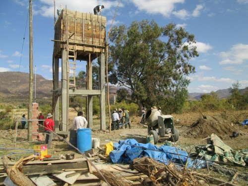 Die Arbeiten sind im Gange.