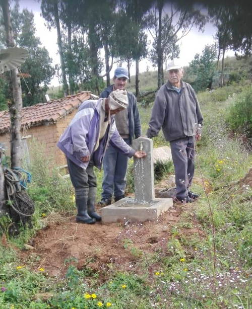 Häusliche Wasserstelle